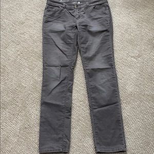 LOFT Gray Straight Leg Pants